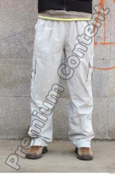 Leg Man White Sports Trousers Athletic